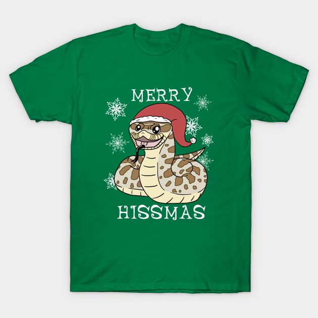 Merry Hissmas Snake T-Shirt by SNK Kreatures